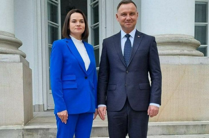 Тихановская встретилась с Президентом Польши Тихановская