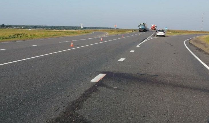 В Пинском районе водитель грузовика насмерть сбил женщину и скрылся ДТП