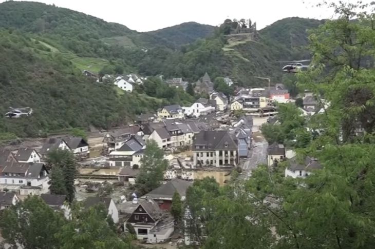 Наводнение Германия