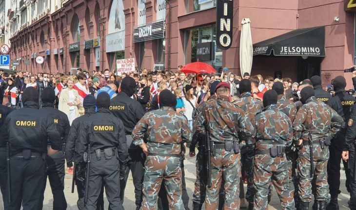 В Беларуси проходят учения по пресечению акций протеста  