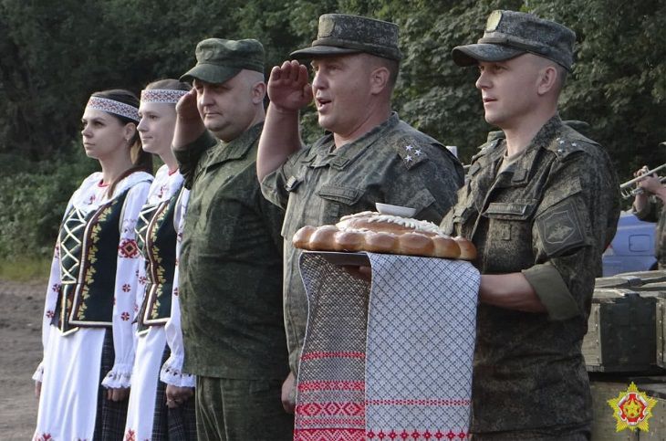 Еще один эшелон с российскими военными прибыл в Беларусь военные