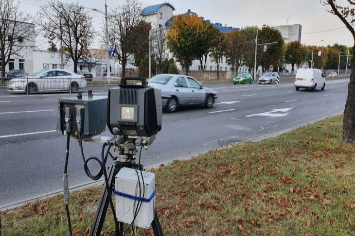 Где сегодня в Минске будут работать мобильные датчики контроля скорости Контроль скорости Камера