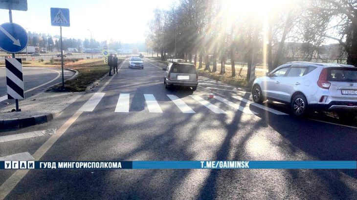 В Минске легковушка сбила 14-летнего пешехода: ребенок в больнице ДТП