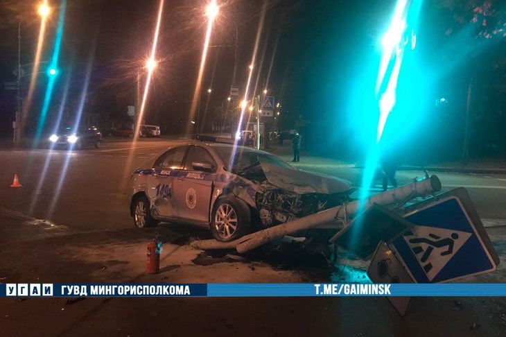 В Минске произошло ДТП со служебным автомобилем милиции ДТП