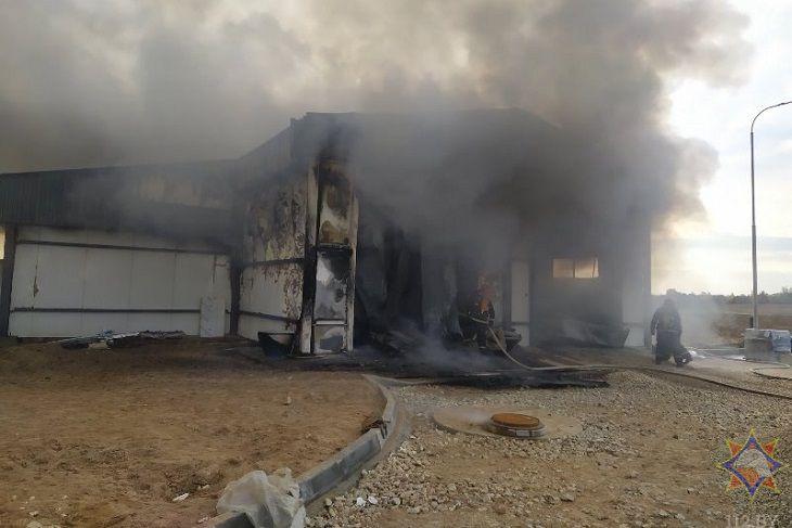 При пожаре на Витебской птицефабрике погиб человек пожар