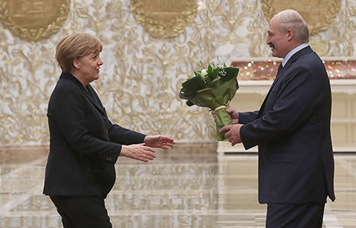 Лукашенко и Меркель