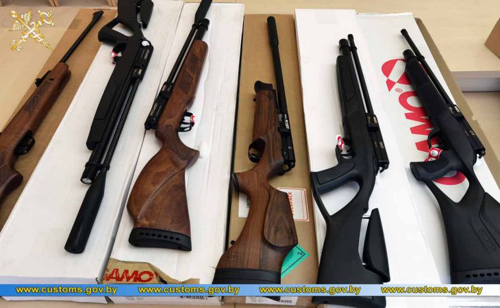 Партию оружия пытались провезти из Литвы в Беларусь под видом пневматики