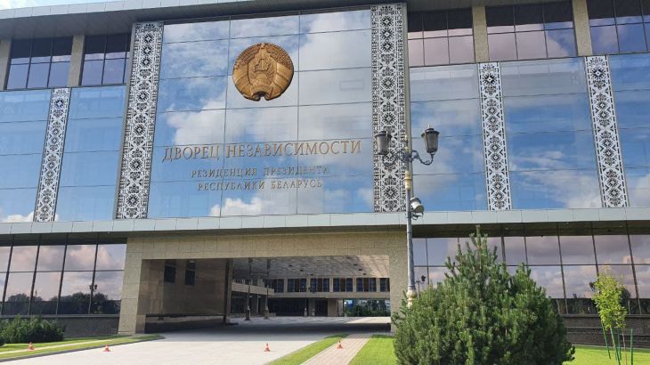 Лукашенко обратился к лидеру Палестины дворец
