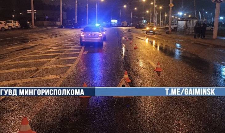 В Минске подросток переходил дорогу на красный и попал под колеса авто ДТП