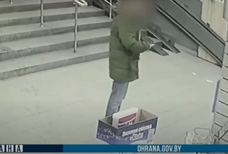 В Минске мужчина угрожал ножом покупателям и продавцам в магазине мужчина