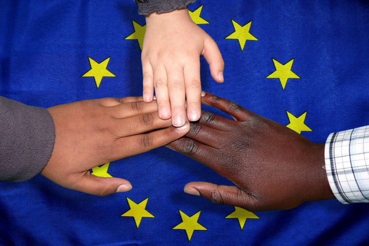Руки Флаг ЕС