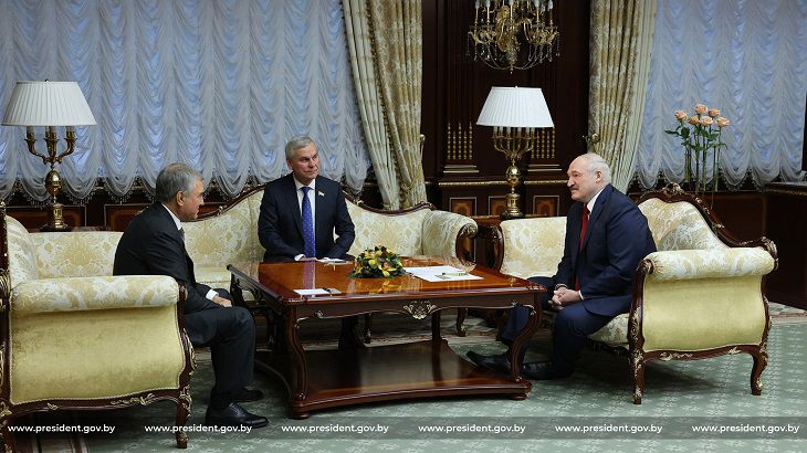 «Будем избирать». К Лукашенко приехал глава Госдумы России Лукашенко
