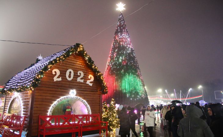 Новый год и концерт в Гомеле. Посмотрели как это было Новый год 2022