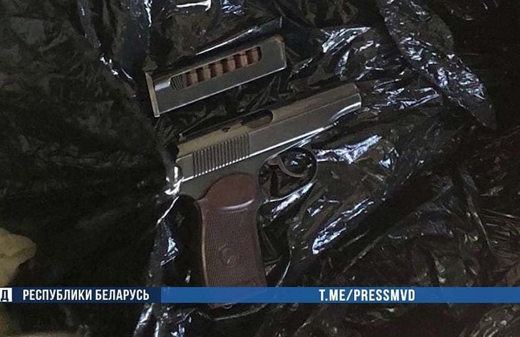 Оружие и наркотики изъяты у автоворов, угонявших дорогие машины в Беларуси и России оружие