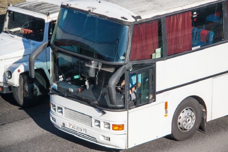 Стало известно, где сейчас автобус Киев-Минск, ранее не сумевший выехать из Украины автобус