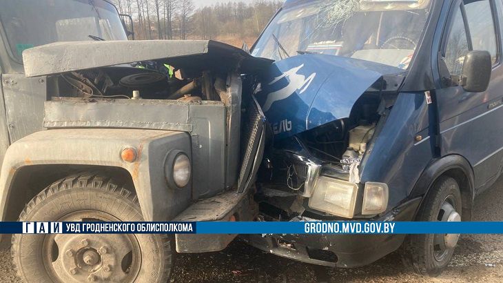 Под Берестовицей молоковоз протаранил «Газель»: пассажиры в больнице ДТП