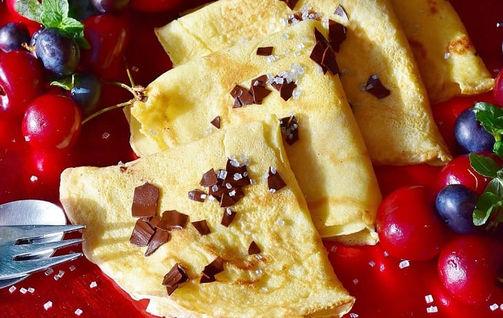 Блинчики на скорую руку без муки и всего из двух основных ингредиентов