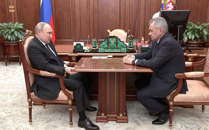 Шойгу рассказал Путину про освобождение Мариуполя люди