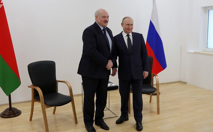 Лукашенко: Беларусь всегда будет рядом с Россией Лукашенко и Путин