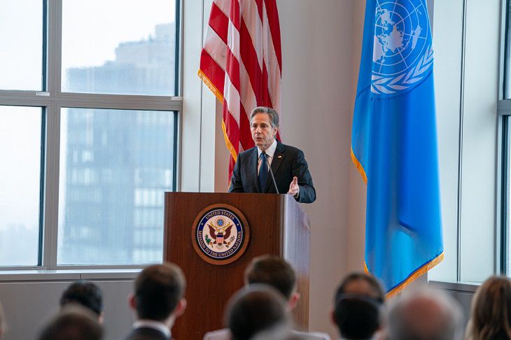 Госсекретарь США назвал Китай главным вызовом миропорядку Энтони Блинкен