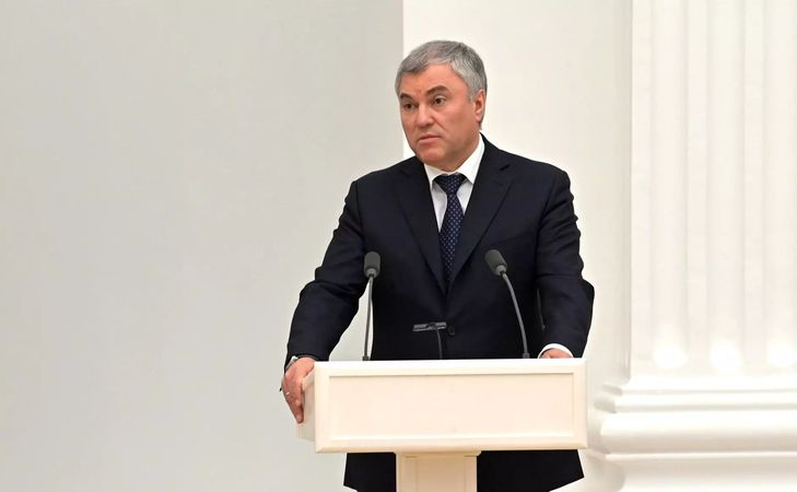 Володин обвинил президента Зеленского и США в ударах по СИЗО в Еленовке Володин