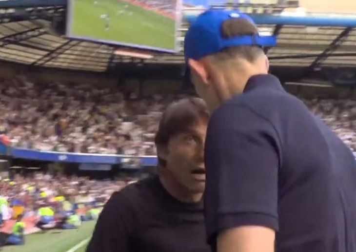 Разнимали футболисты. Главные тренеры «Челси» и «Тоттенхэма» устроили жесткие разборки прямо на поле люди