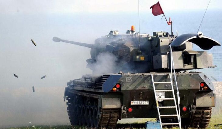 Армия России в Украине ликвидировала немецкую боевую машину «Гепард» машина