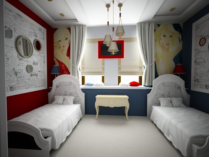 Как расширить маленькую комнату с помощью дизайнерских хитростей: классические приемы комната