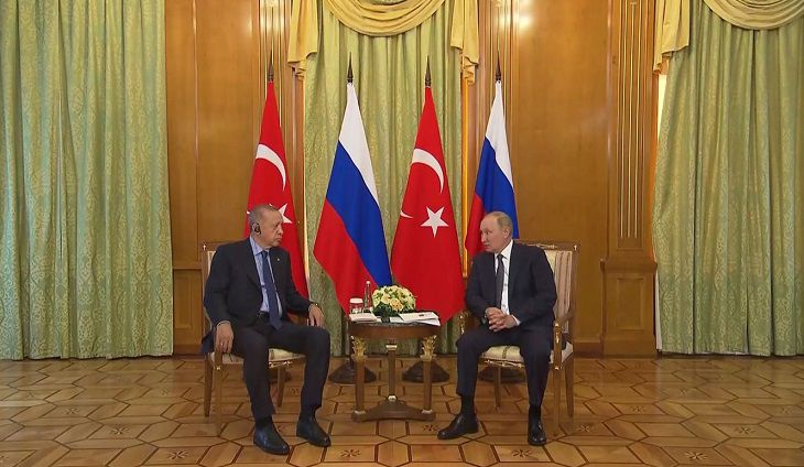 Обсуждали Украину. Путин побеседовал с Эрдоганом Путин