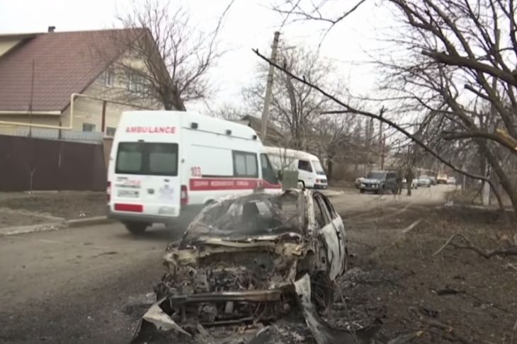 ВСУ не соблюдают введенный Россией режим прекращения огня: под обстрелами ЛНР, ДНР и Запорожье Автомобиль