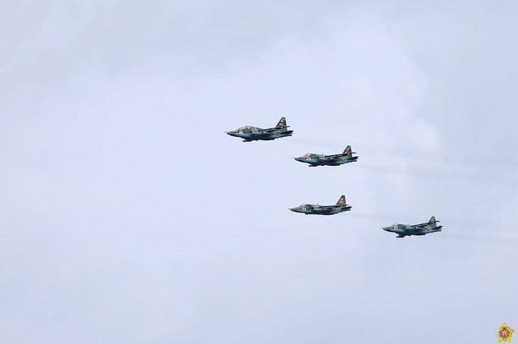 Учения авиаподразделений в Беларуси с участием ВКС РФ стартовали – Минобороны самолет