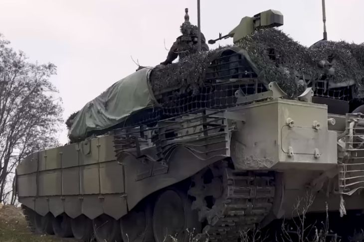 Последние новости о военной операции в Украине на утро 18 февраля Танк