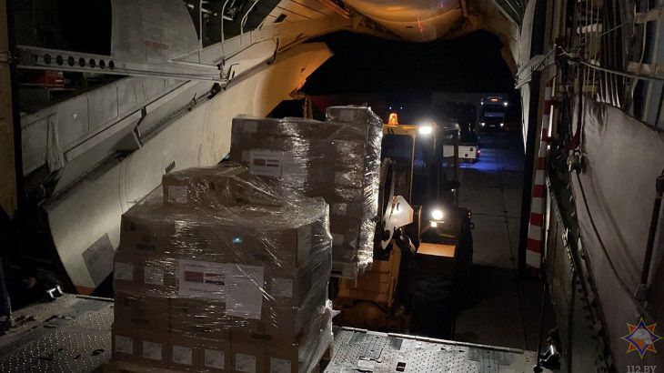 Более 25 тонн. Беларусь направила в Сирию гуманитарную помощь груз
