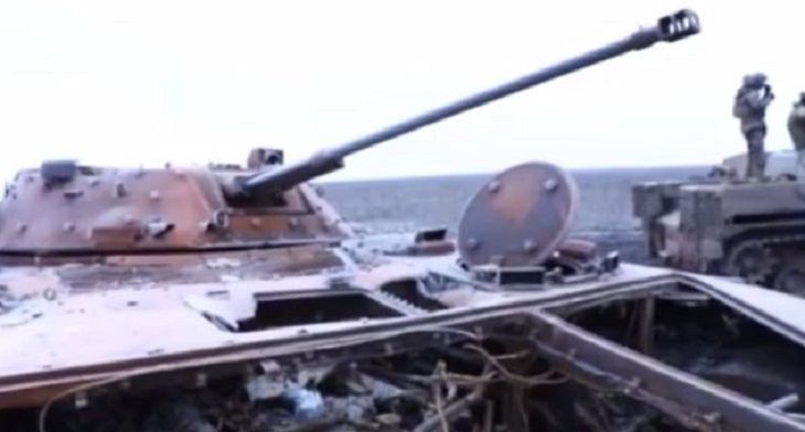 Бойцы «Вагнера» пробили оборону ВСУ в Берховке вблизи Артемовска танк