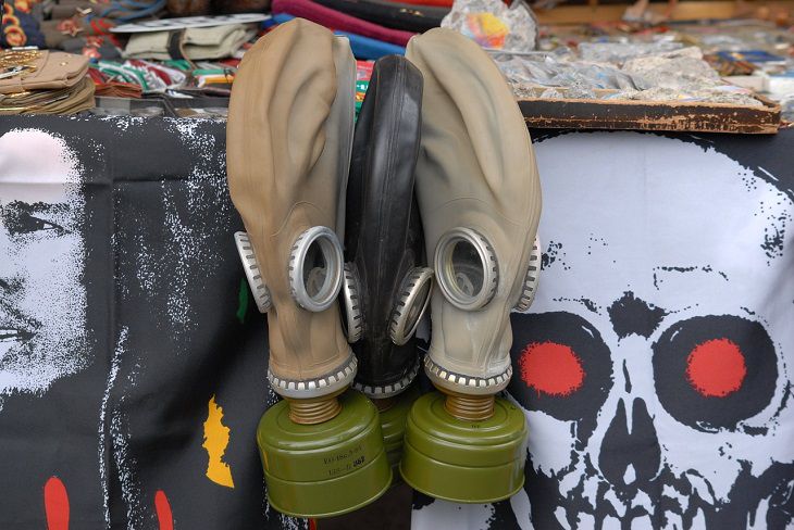 ВСУ применили химическое оружие – советник Гагин противогаз