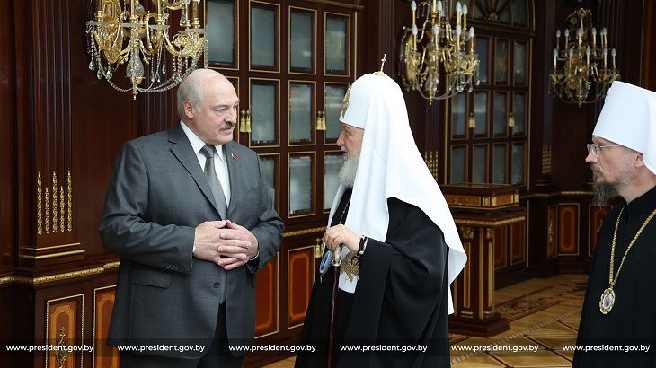 Лукашенко обратился к главе РПЦ Патриарху Кириллу