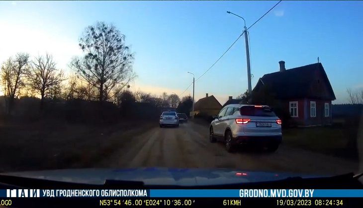 Как в голливудском боевике. В Гродно случилась погоня со стрельбой автомобиль