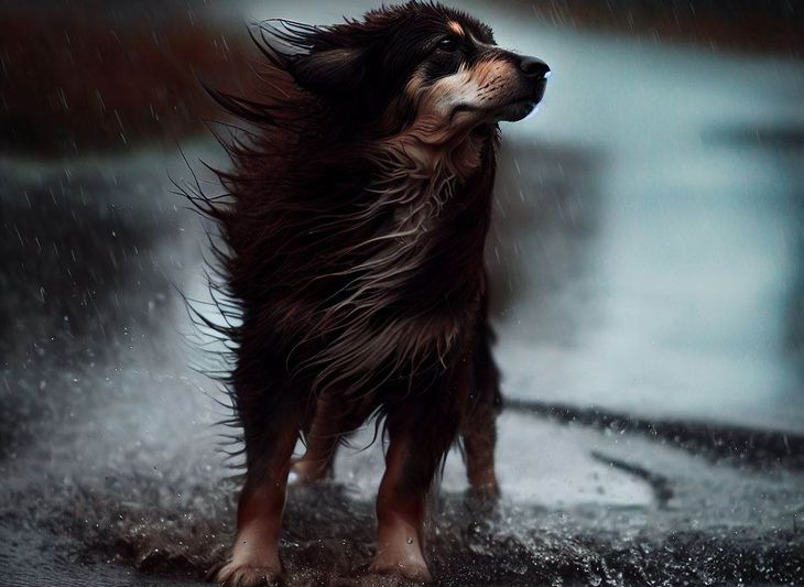 Сильные дожди и ветер: чем удивит погода на 26 марта собака