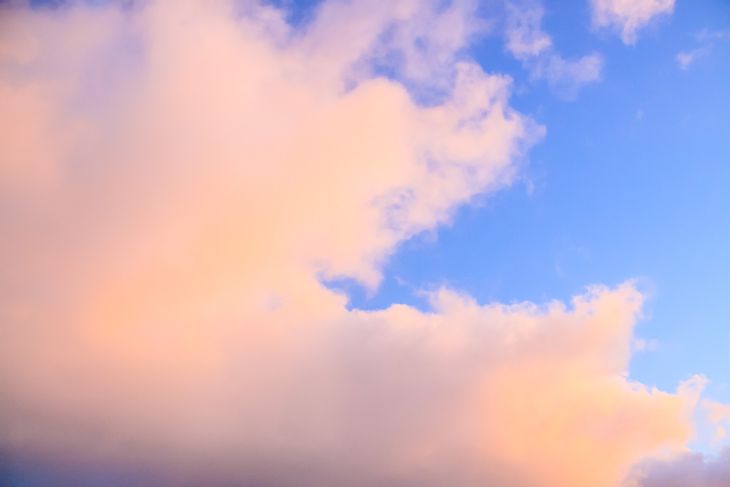 Облака, небо