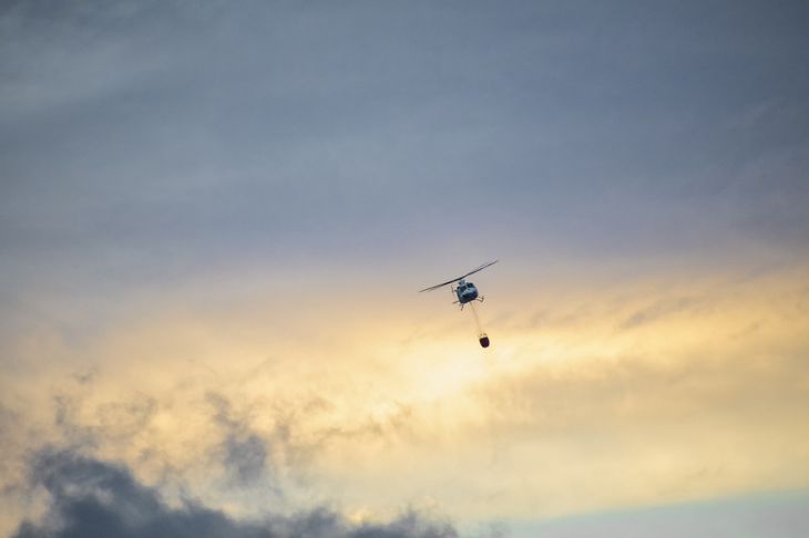 В Клинцах потерпел крушение вертолет