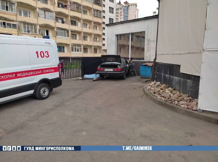 В Минске водитель попал в ДТП и умер дтп