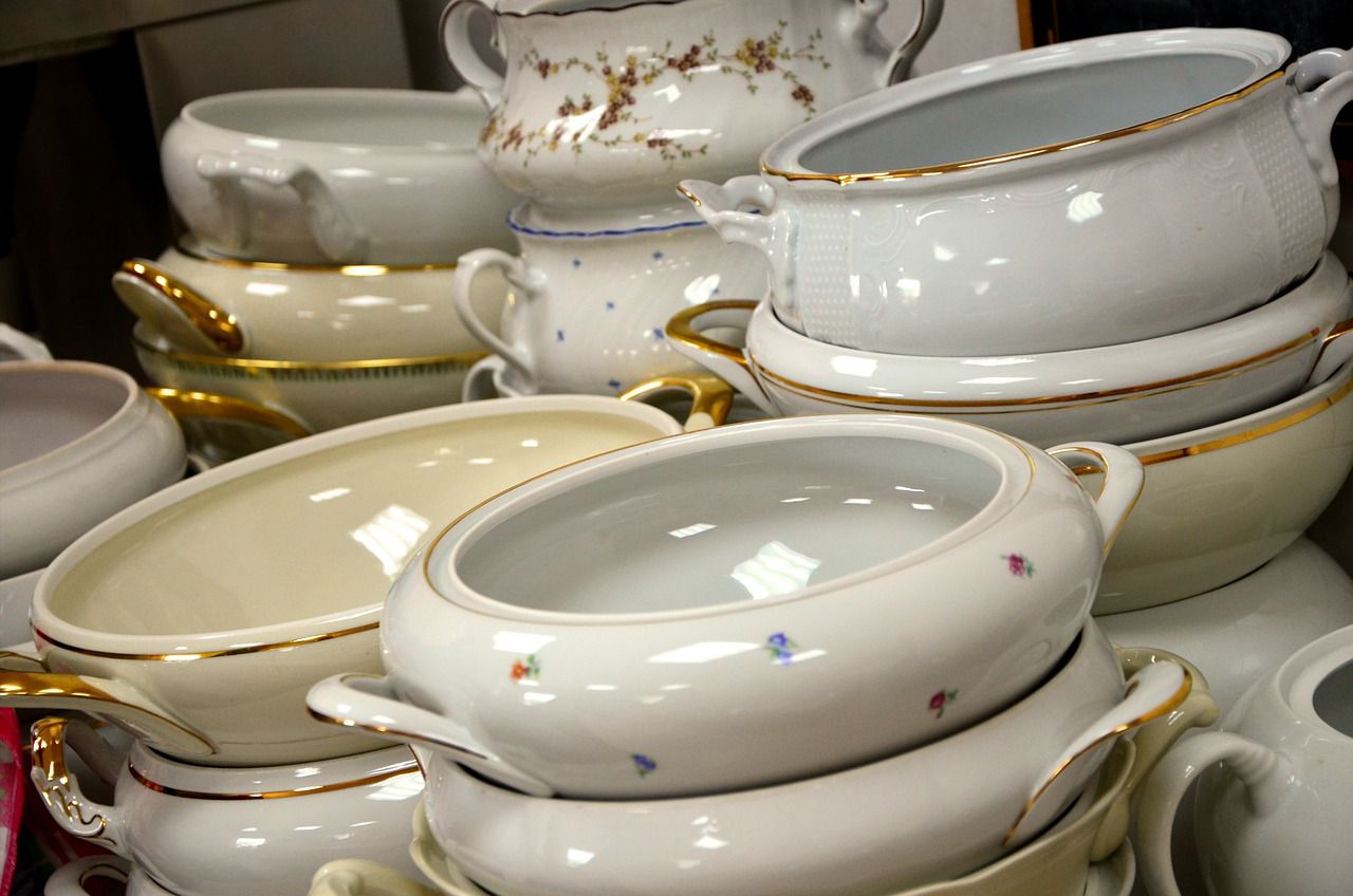 old dishes