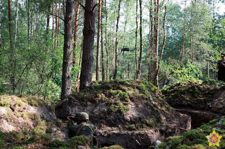 Белорусские военные применили лазерное оружие военные