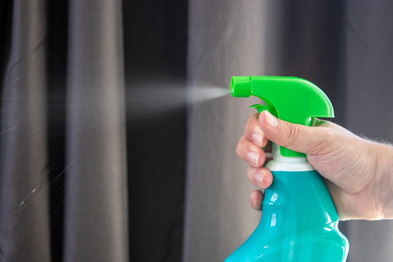 Alcohol-based cleaner damage: Housekeeping tips spray