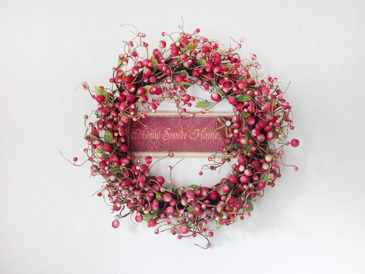 DIY wreath as home decor: Interior tips wreath