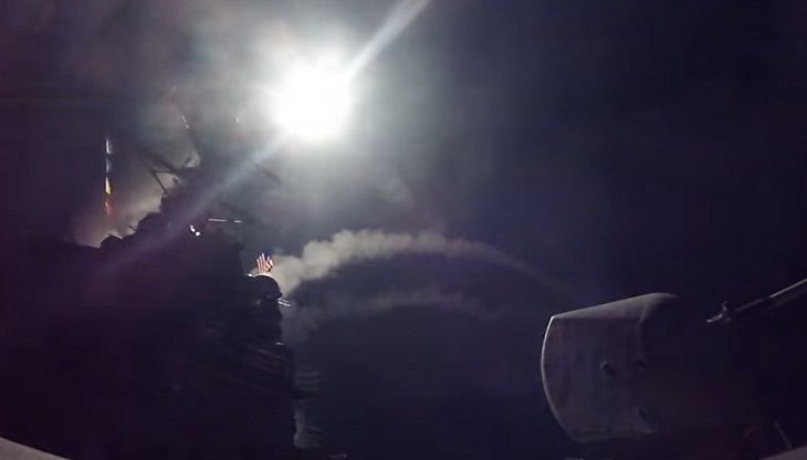 Пентагон заявил, что США ударили по Йемену ракетами «Томагавк» ракета