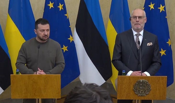 В Таллине Зеленский побеседовал с президентом Эстонии Зеленский