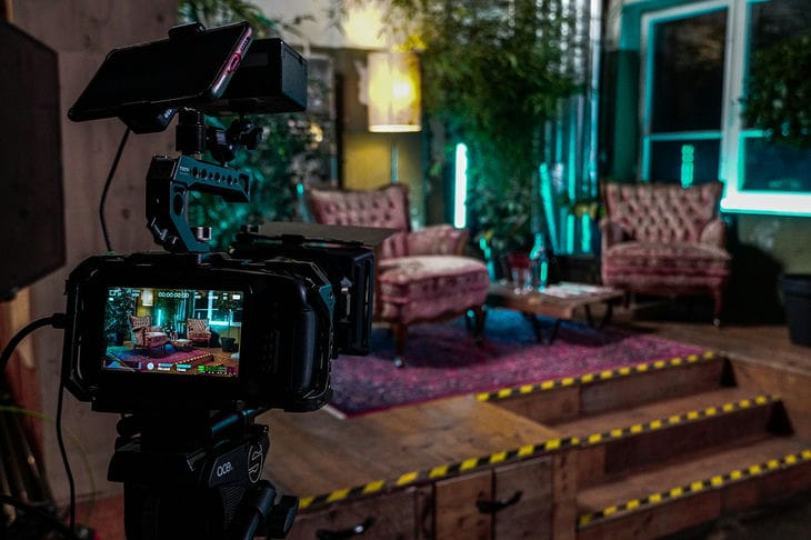 Интерьер, съемка