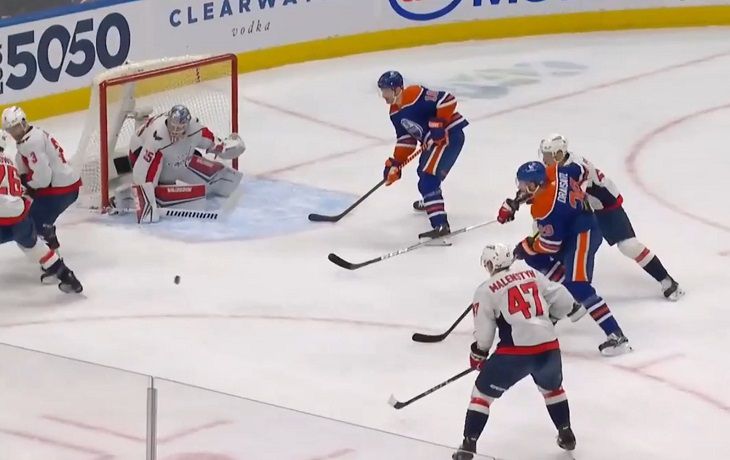 НХЛ. «Вашингтон» белоруса Протаса не совсем хорошо сыграл с «Эдмонтоном» хоккей