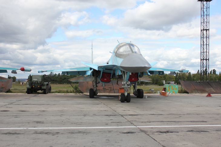 В Северной Осетии разбился Су-34, экипаж погиб Самолет